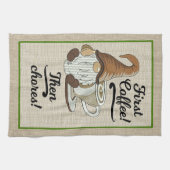 Koffee Gnome Dish of Chores Kitchen Towel Theedoek (Horizontaal)