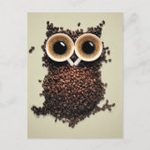Koffee Owl Briefkaart (Voorkant)