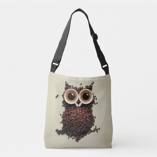 Koffee Owl Crossbody Tas (Voorkant)
