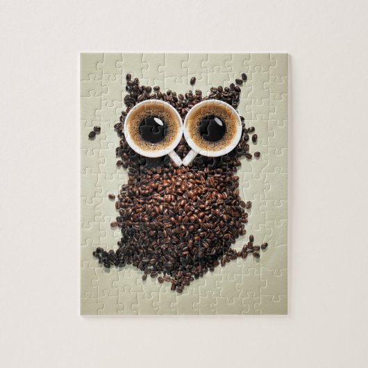 Koffee Owl Legpuzzel (Verticaal)