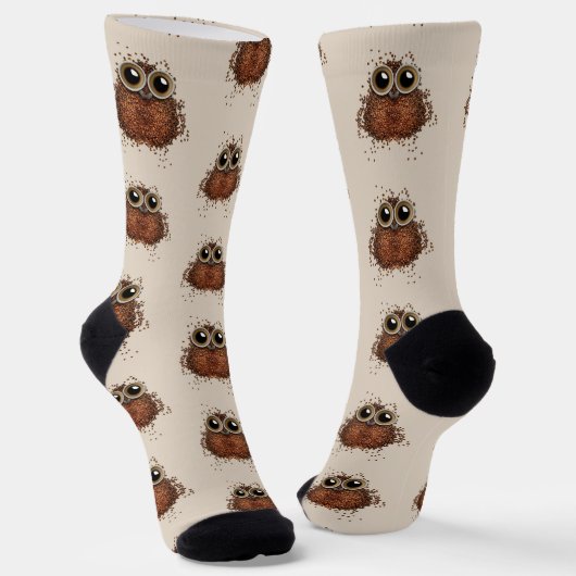Koffee Owl Sokken (Gebogen)