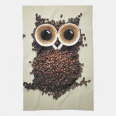 Koffee Owl Theedoek (Verticaal)