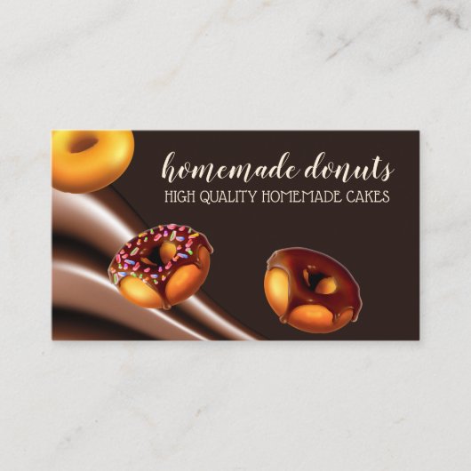 Koffee Shop Bakery Doughnut Visitekaartje (Voorkant)