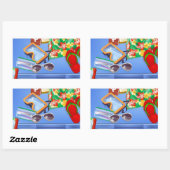 Koffer en vakantieartikelen
 rechthoekige sticker (Vel)