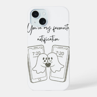 koffer met schattig telefoonnummer iPhone 15 case
