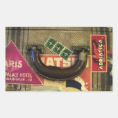  koffer rechthoekige sticker (Voorkant)