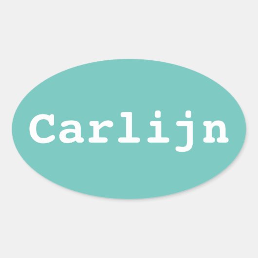 Koffer sticker ontwerpen met naam (Voorkant)