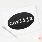 Koffer sticker ontwerpen met naam (Envelop)