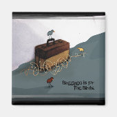 Koffer Vogelmagneet Magneet (Voorkant)