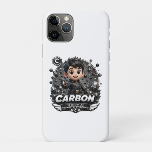 koffer voor laptop met carbonelement Case-Mate iPhone case (Achterkant)