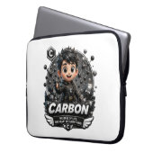 koffer voor laptop met carbonelement sleeve (Voorkant Links)