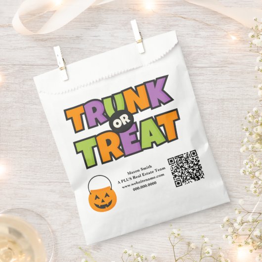 Kofferbak Behandel QR-code Zakelijk Feest Evenemen Bedankzakje (Geknipt)