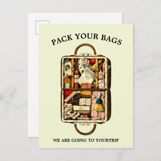 kofferbak reis Sjabloon (Voorkant / Achterkant)