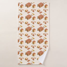 koffers bagagelabels en portemonnees badhanddoek