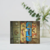  koffers briefkaart (Staand voorkant)