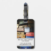 Koffers Foto Bagagelabel (Achterkant verticaal)