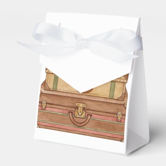  Koffers Shabby Chic Bedankdoosjes (Voorkant Zijde)