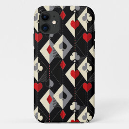 Koffers van speelkaarten in poker. Case-Mate iPhone case