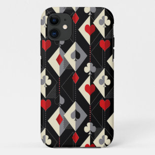 Koffers van speelkaarten in poker. Case-Mate iPhone case