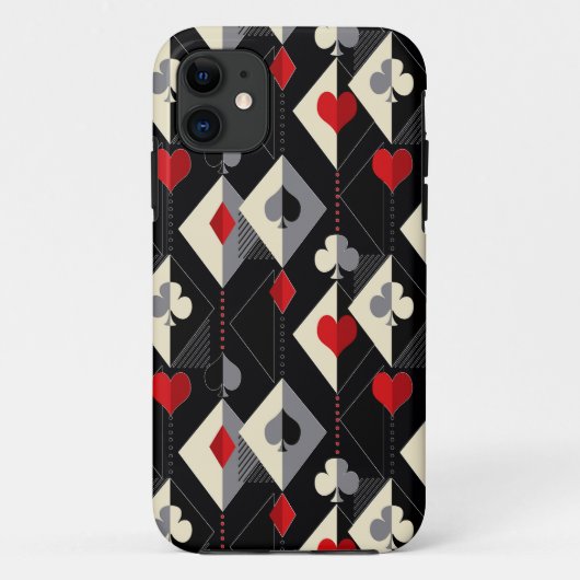 Koffers van speelkaarten in poker. Case-Mate iPhone case (Achterkant)