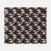 Koffers van speelkaarten in poker. fleece deken (Voorkant (Horizontaal))