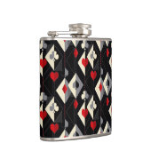 Koffers van speelkaarten in poker. heupfles (Rechts)