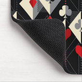 Koffers van speelkaarten in poker. muismat (Hoek)