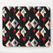 Koffers van speelkaarten in poker. muismat (Voorkant)