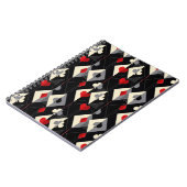 Koffers van speelkaarten in poker. notitieboek (Linkerzijde)
