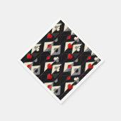 Koffers van speelkaarten in poker. servet (Hoek)