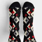 Koffers van speelkaarten in poker. sokken (Top)