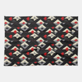 Koffers van speelkaarten in poker. theedoek (Horizontaal)