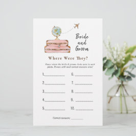 Koffers "Waar waren ze" Vrijgezellenfeest spel