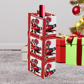  kofferstaart en steenkool Stove Burner Wine Gift  Wijn Cadeautas