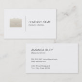 Koffertje | Bedrijf (wit) Visitekaartje (Voorkant / Achterkant)