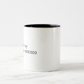 Koffie #000000 tweekleurige koffiemok (Center)