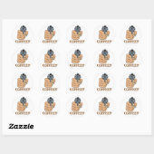 koffie-03 ronde sticker (Vel)