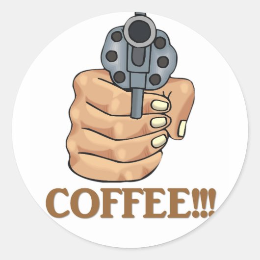 koffie-03 ronde sticker (Voorkant)