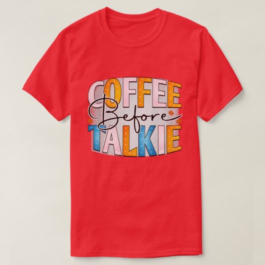 Koffie 10 t-shirt (Design voorkant)