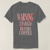 Koffie 1208 t-shirt (Design voorkant)