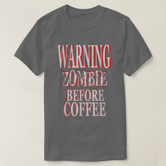 Koffie 1208 t-shirt (Design voorkant)