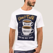 Koffie 17 t-shirt (Voorkant)