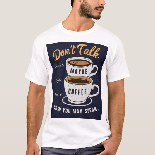 Koffie 17 t-shirt (Voorkant)