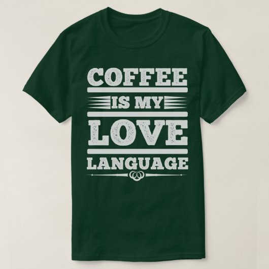 Koffie 1 t-shirt (Design voorkant)