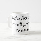 Koffie 1e koffiemok (Voorkant links)