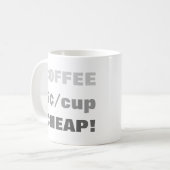 KOFFIE 5¢/KOP mok (Voorkant links)