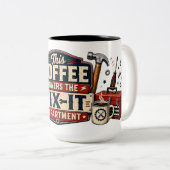 Koffie Aandrijft De Repareerafdeling Mok (Voorkant rechts)