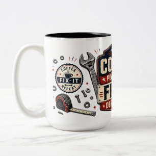 Koffie Aandrijft De Repareerafdeling Mok