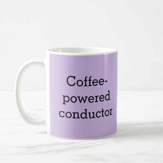 Koffie-aangedreven dirigent Musicus Koffiemok (Links)