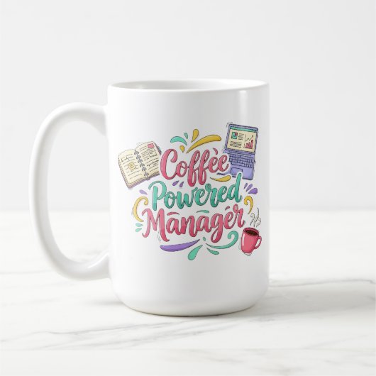 Koffie Aangedreven Manager Grappig Professionele K Koffiemok (Links)